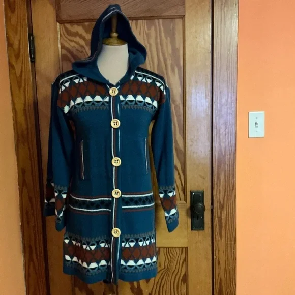 Vintage 70s OOAK. Bell sleeve Shacket